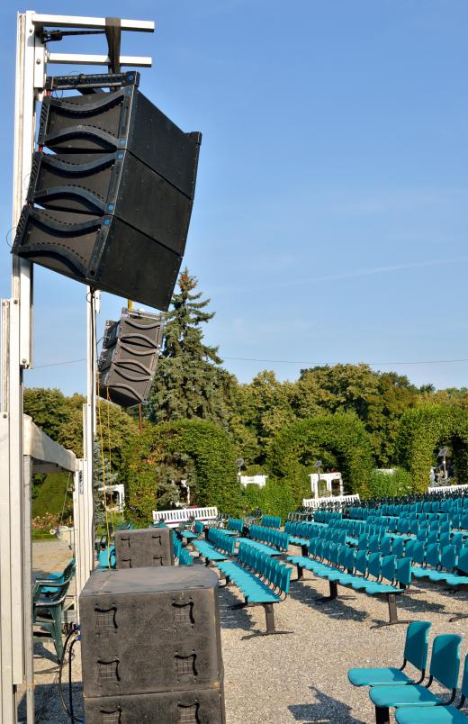 Some amphitheaters rely on the natural slope of the ground for stadium seating.