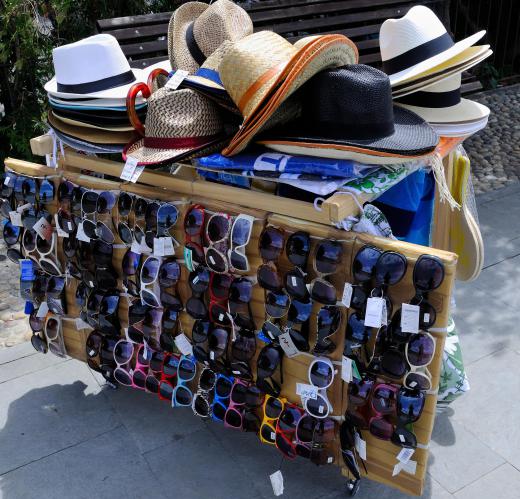 Beach resorts may sell souvenirs on site.