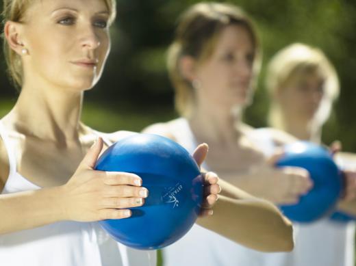Toning the body with light weights can help a pageant participant look more fit and in shape.