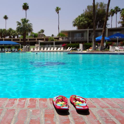 Swimming pools are among the typical amenities at a couples resort.