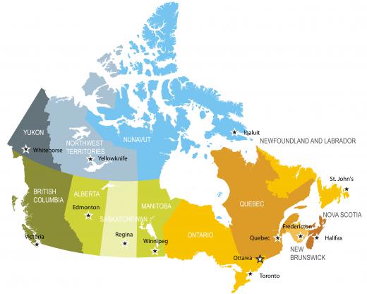 Waterton Lakes National Park lies just across the U.S.-Canada border in the province of Alberta.