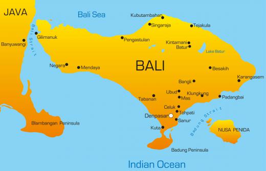 Bali, which is east of Java, is one of the islands that make up the Indonesian Archipelago.