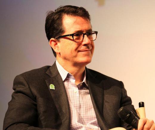 Comedian Stephen Colbert created the Wrist Strong bracelet as a comic prop for his show after he broke his wrist.