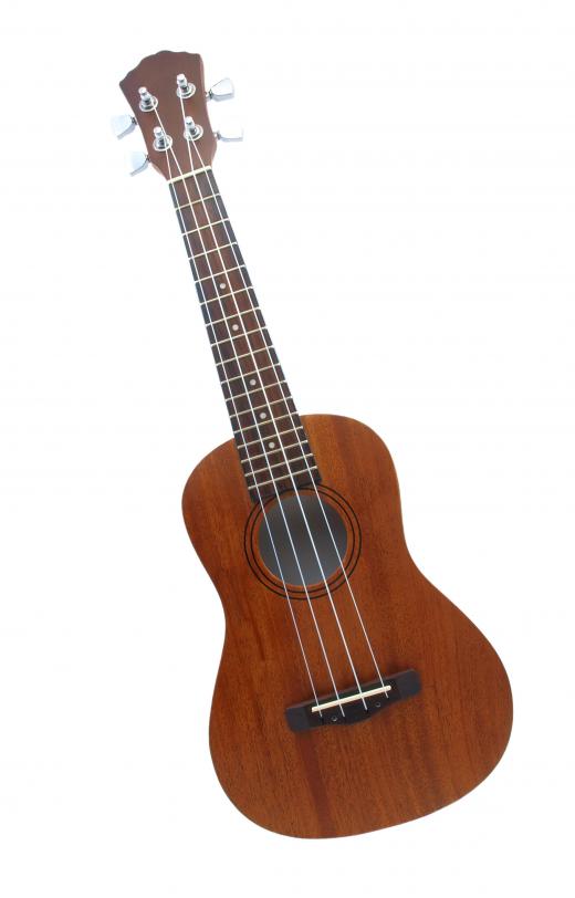 Luau hosts could bring a ukulele to the party to set the mood.